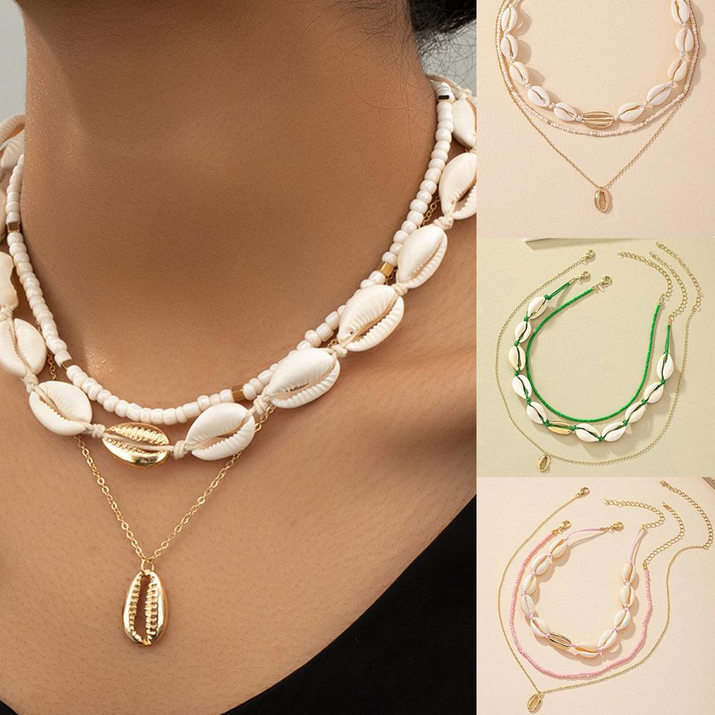 Boho Acrylic Shell Choker With - Men Accessories Neck Chain review and price