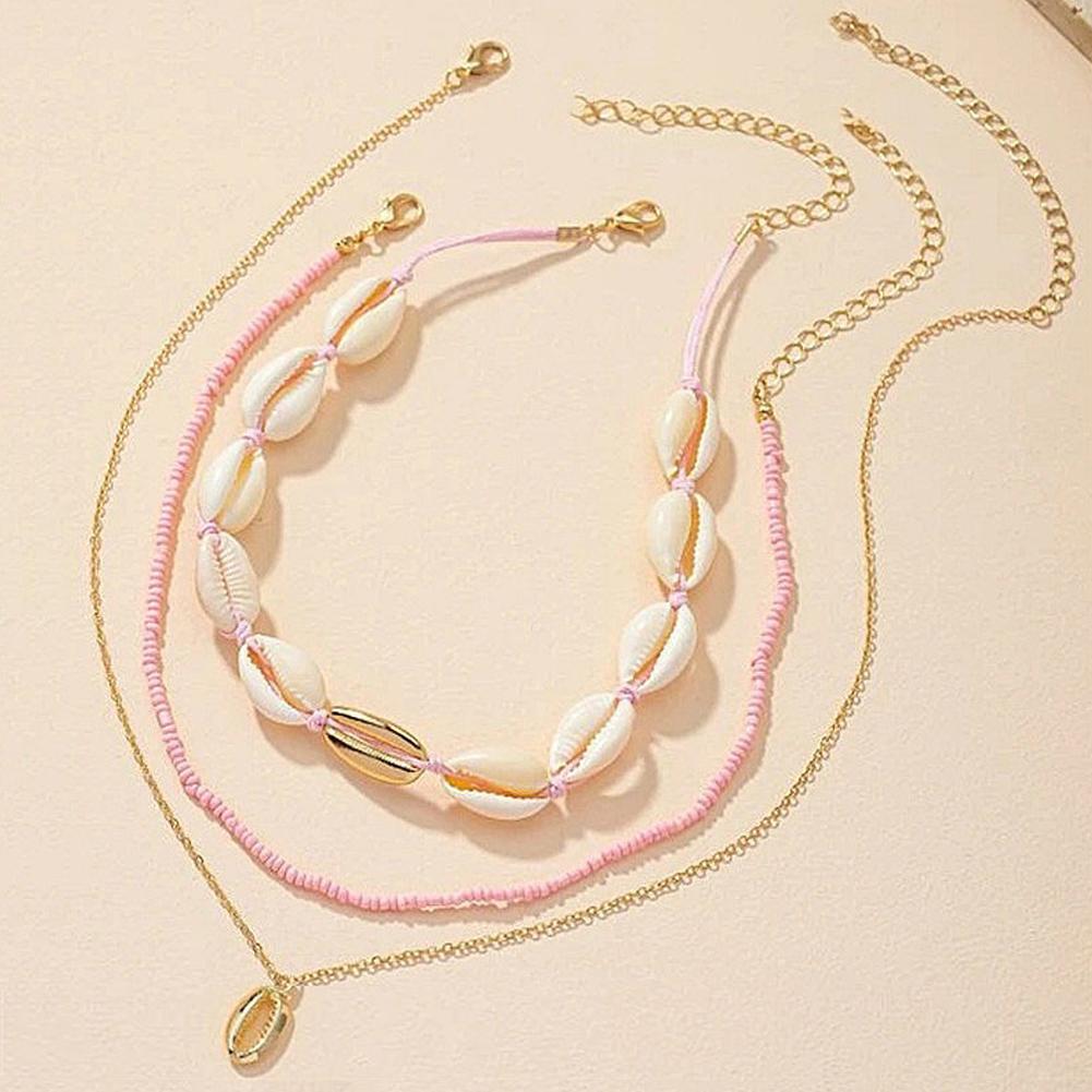Boho Acrylic Shell Choker With - Men Accessories Neck Chain review and price