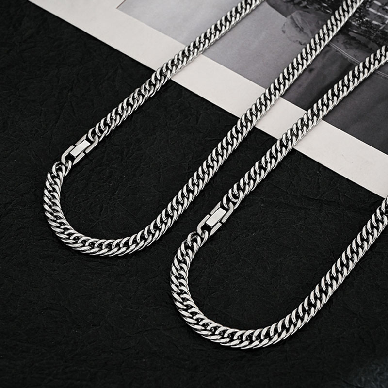 7 MM Stainless Steel Cuban Cha - Men Accessories Neck Chain review and price
