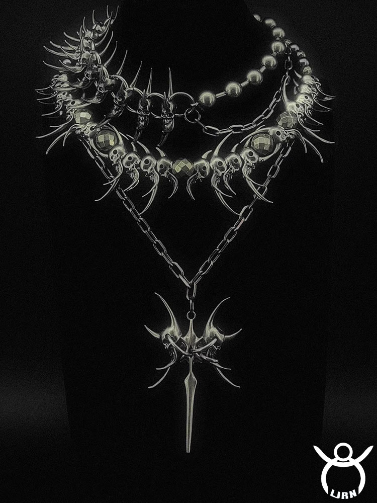 2025 New Punk Necklace Silver  - Men Accessories Neck Chain review and price