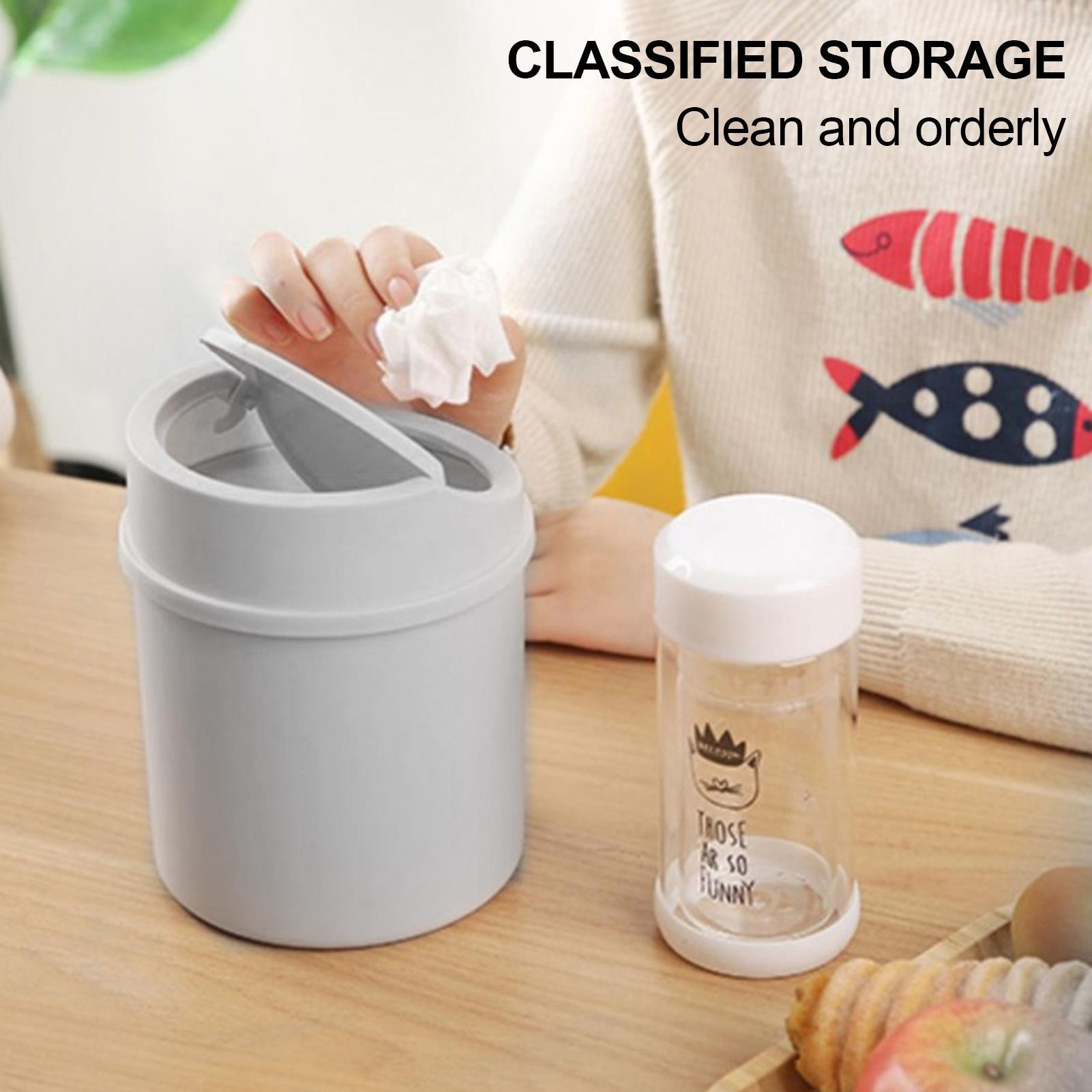 1Pc Desktop Mini Trash Can Wit - Men'S Accessories Types review and price